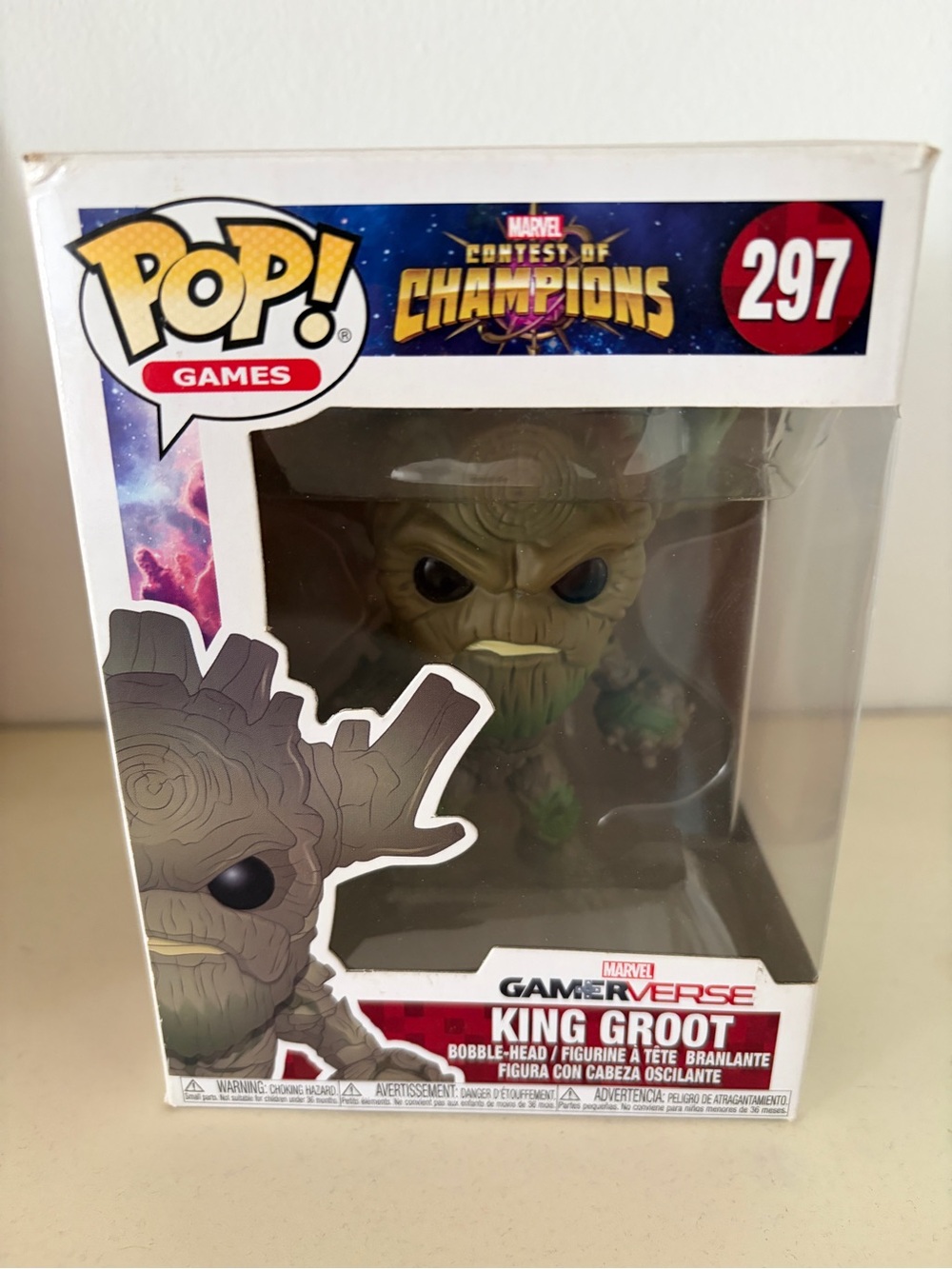 Pop! Marvel GamerVerse King Groot Bobble-Head